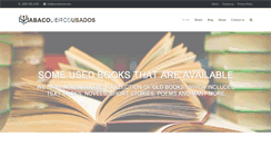 Desktop Screenshot of abacolibrosusados.com